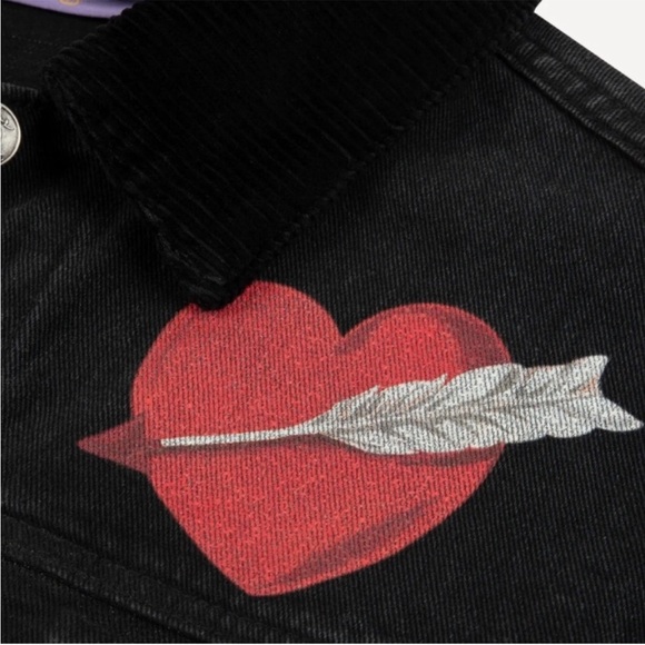 New Taylor Swift Speak Now Taylor's Version Firework Jacket Black Denim Jacket M - Picture 10 of 12